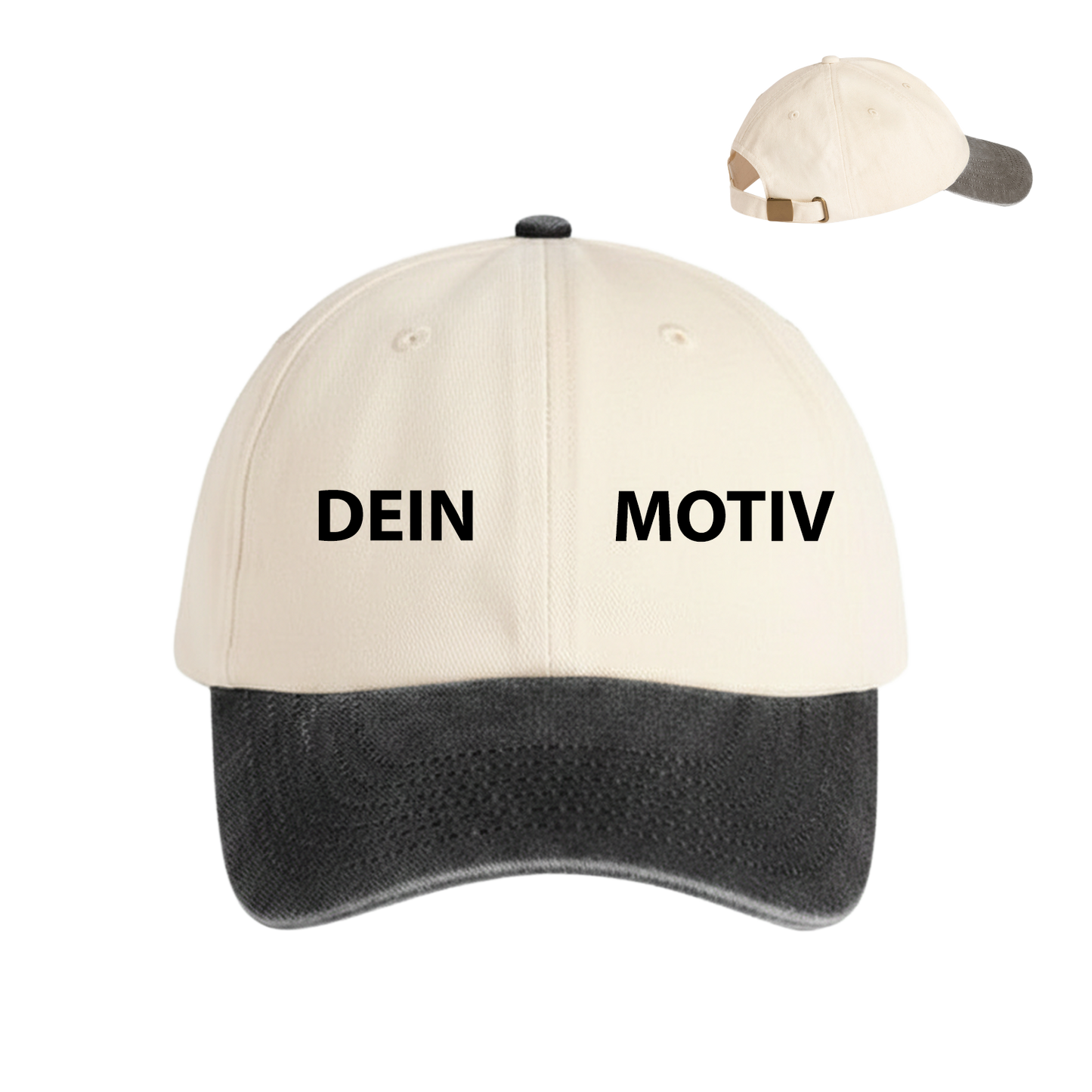 Contrast Low Profile Vintage Cap bedruckt