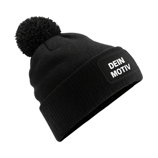 Snowstar Patch Beanie mit Patch bedruckt